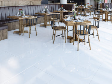 Monarch White 12x24 10mm Matte Porcelain Tile